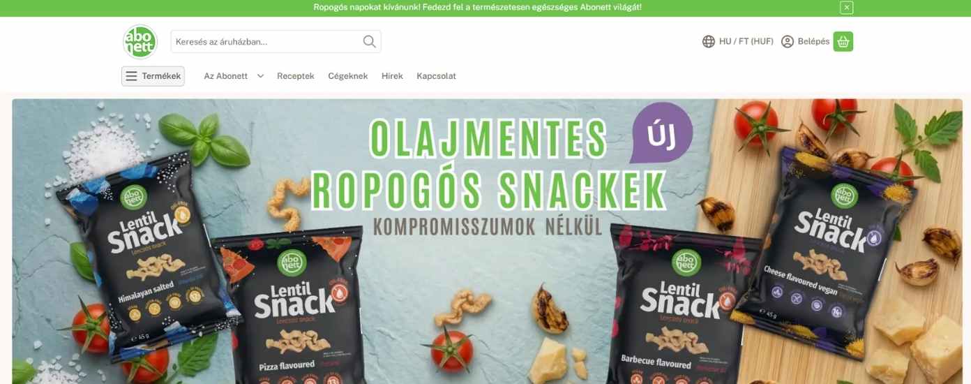Megújult webáruházunk