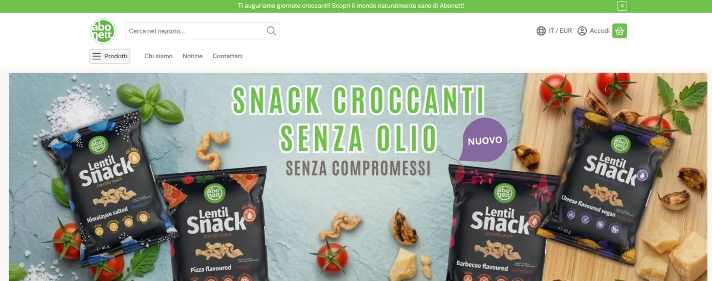 È partito il nostro nuovo webshop