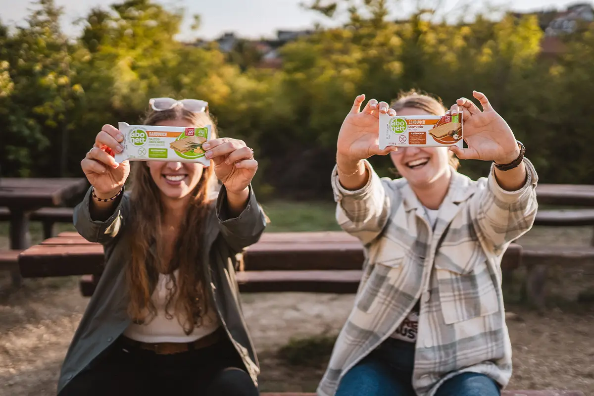 abonett extrudált szendvicsek