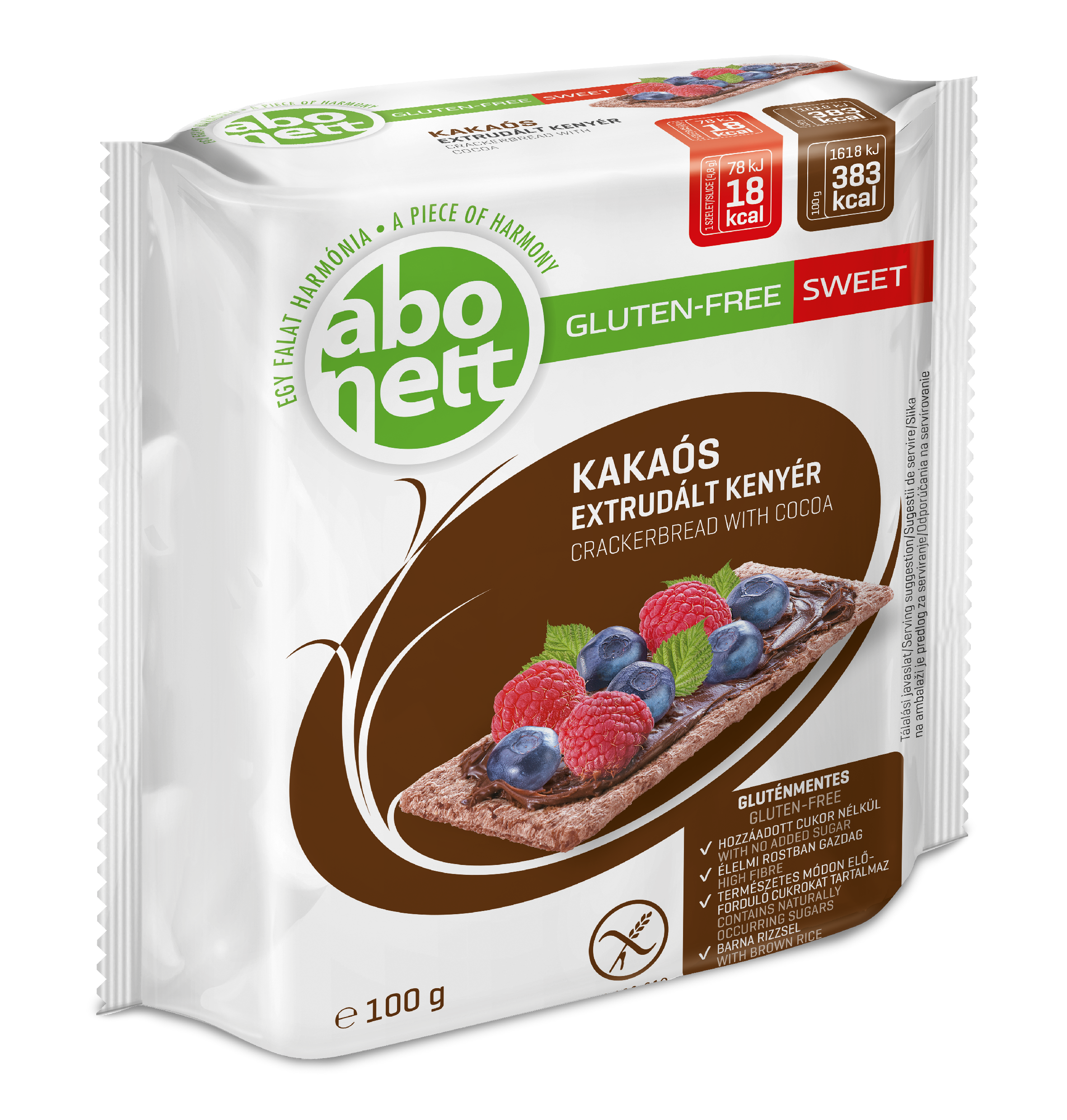 Kakaós Extrudált kenyér